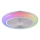 JUST LIGHT. 14623-16 - LED RGBW Dimmable Ceiling Fan with Light BRENDA LED/22W/230V 3000–6000K Ø 46 cm White + Remote Control