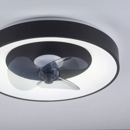 JUST LIGHT. 14644-18 - LED Dimmable ceiling light with a fan VENIKA LED/36W/230V d. 48,6 cm 2700-5000K + remote control