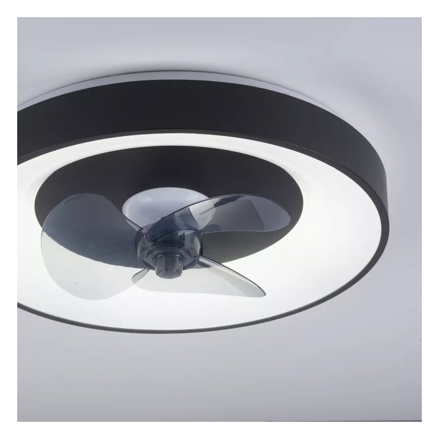 JUST LIGHT. 14644-18 - LED Dimmable ceiling light with a fan VENIKA LED/36W/230V d. 48,6 cm 2700-5000K + remote control