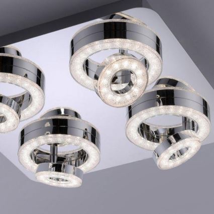 JUST LIGHT. 14662-17 - LED RGBW Dimmable spotlight TIM LOLASMART 4xLED/5,9/230V 2700-5000K + remote control