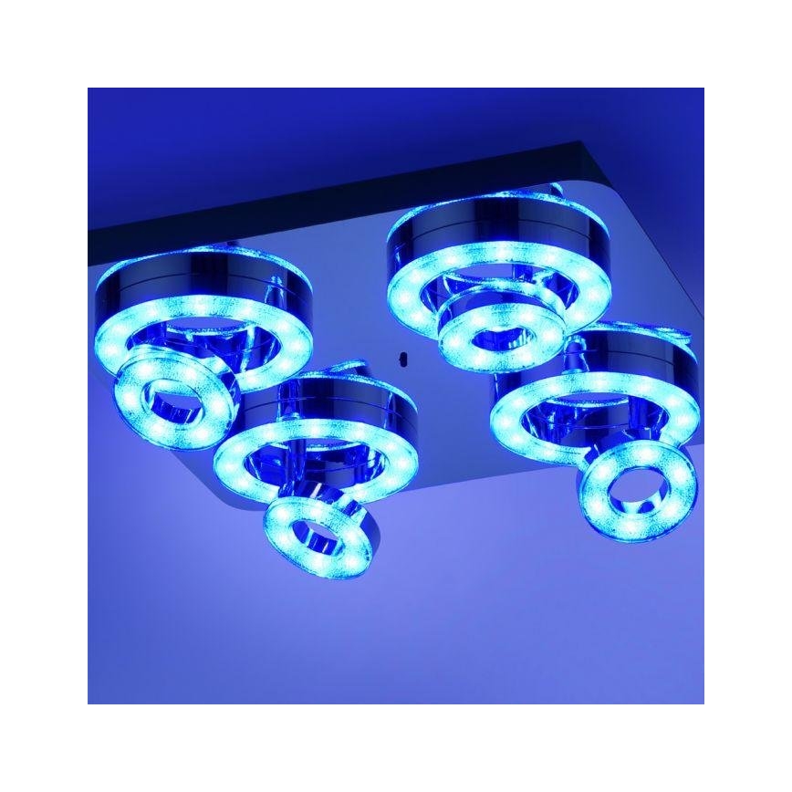JUST LIGHT. 14662-17 - LED RGBW Dimmable spotlight TIM LOLASMART 4xLED/5,9/230V 2700-5000K + remote control