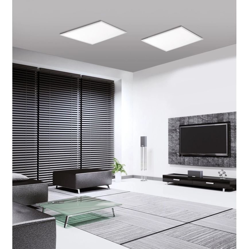 JUST LIGHT. 14681-16 - LED RGB Dimmable surface-mounted panel LOLA FLAT LED/28W/230V 2700-5000K + remote control