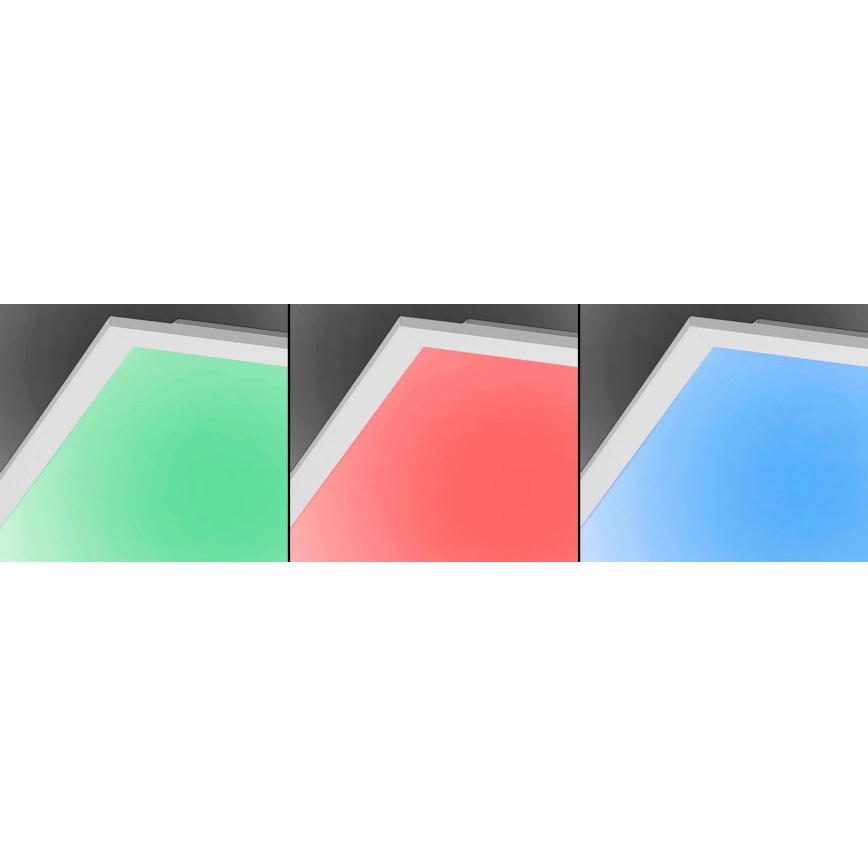 JUST LIGHT. 14681-16 - LED RGB Dimmable surface-mounted panel LOLA FLAT LED/28W/230V 2700-5000K + remote control
