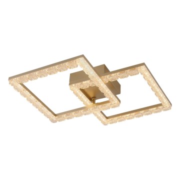 JUST LIGHT. 14732-60 - LED ceiling light GLITRA LED/17.5W/230V 37.6x37.6 cm gold