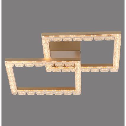 JUST LIGHT. 14732-60 - LED ceiling light GLITRA LED/17.5W/230V 37.6x37.6 cm gold
