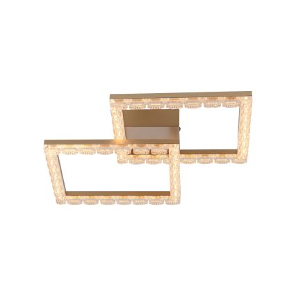 JUST LIGHT. 14732-60 - LED ceiling light GLITRA LED/17.5W/230V 37.6x37.6 cm gold