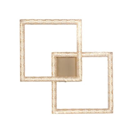 JUST LIGHT. 14732-60 - LED ceiling light GLITRA LED/17.5W/230V 37.6x37.6 cm gold