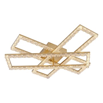 JUST LIGHT. 14733-60 - LED ceiling light GLITRA LED/35W/230V 57,25x72,05 cm gold