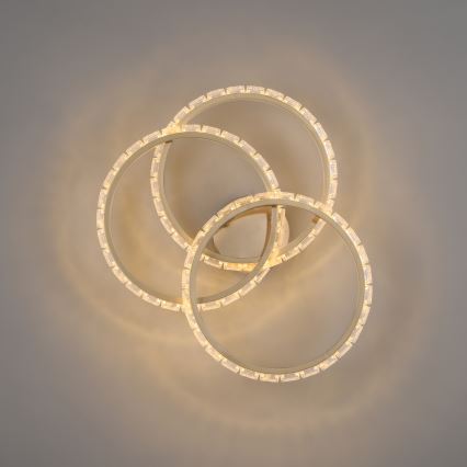 JUST LIGHT. 14734-60 - LED Ceiling Light GLITRA LED/37W/230V Ø 50 cm gold