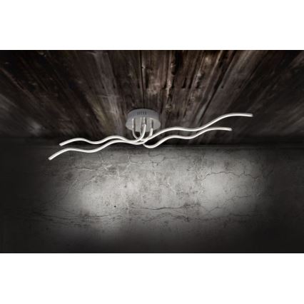 JUST LIGHT. 15126-55 - LED Surface-mounted chandelier WAVE LED/29,4W/230V matte chrome
