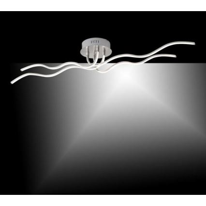 JUST LIGHT. 15126-55 - LED Surface-mounted chandelier WAVE LED/29,4W/230V matte chrome