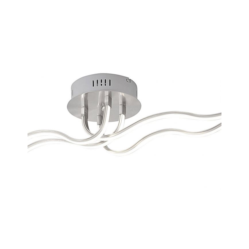 JUST LIGHT. 15126-55 - LED Surface-mounted chandelier WAVE LED/29,4W/230V matte chrome