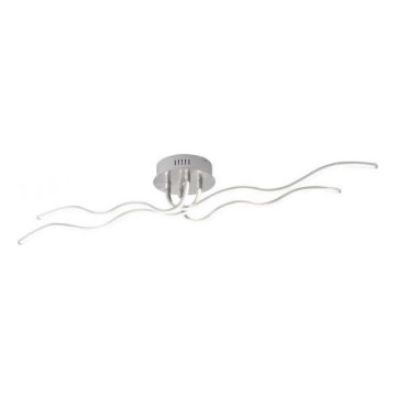 JUST LIGHT. 15126-55 - LED Surface-mounted chandelier WAVE LED/29,4W/230V matte chrome