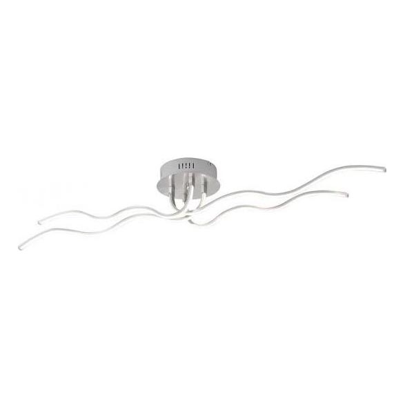 JUST LIGHT. 15126-55 - LED Surface-mounted chandelier WAVE LED/29,4W/230V matte chrome