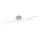 JUST LIGHT. 15126-55 - LED Surface-mounted chandelier WAVE LED/29,4W/230V matte chrome
