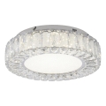 JUST LIGHT. 15221-17 - LED ceiling light KULUNKA LED/32W/230V Ø 37 cm polished chrome