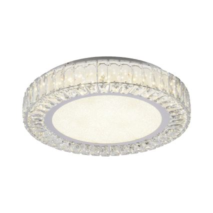 JUST LIGHT. 15222-17 - LED ceiling light KULUNKA LED/46W/230V Ø 50 cm polished chrome