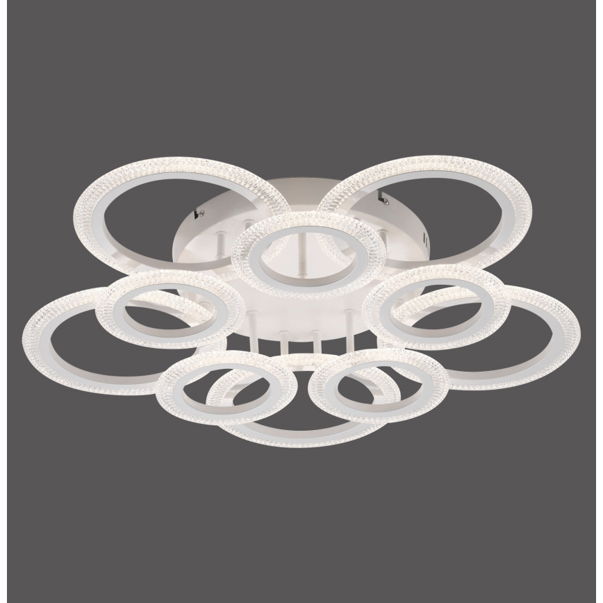 JUST LIGHT. 15268-16 - LED ceiling light CRYSTALLO LED/48.5W/230V Ø 68.6 cm white