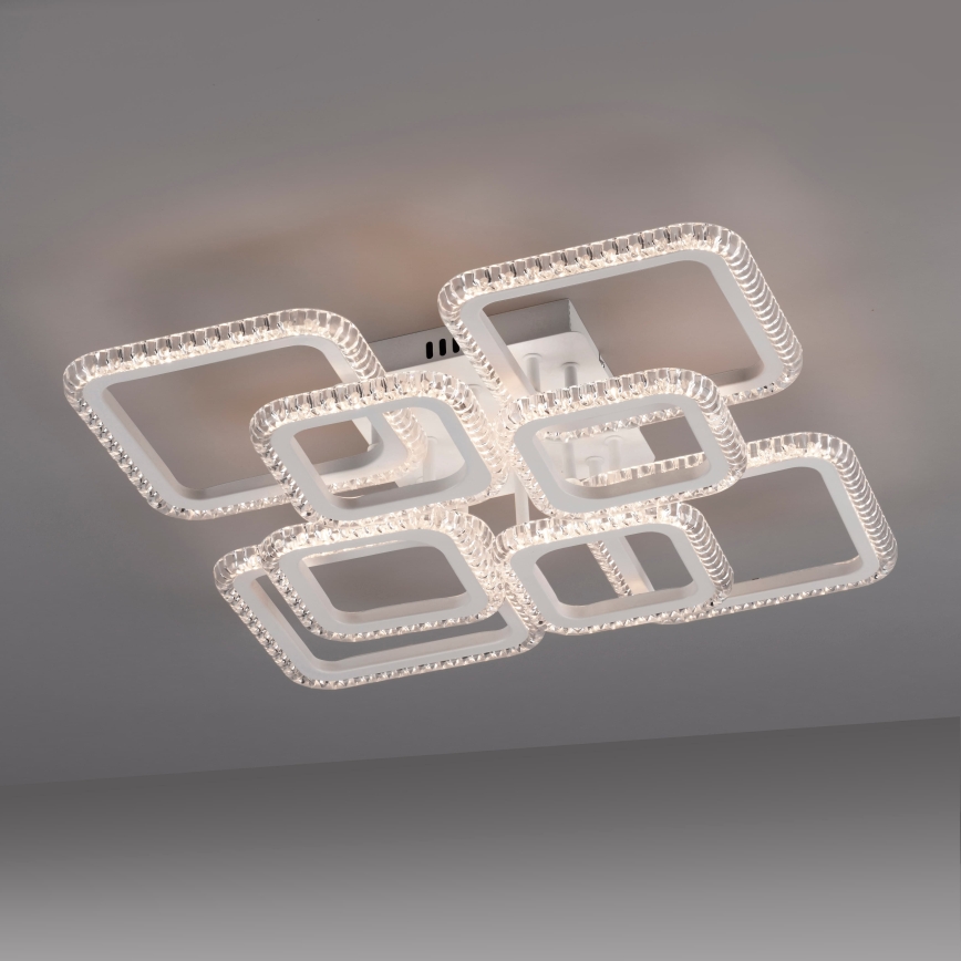 JUST LIGHT. 15269-16 - LED ceiling light CRYSTALLO LED/43,5W/230V 49x49 cm white