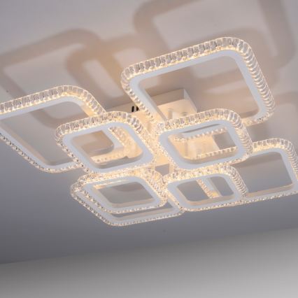 JUST LIGHT. 15269-16 - LED ceiling light CRYSTALLO LED/43,5W/230V 49x49 cm white