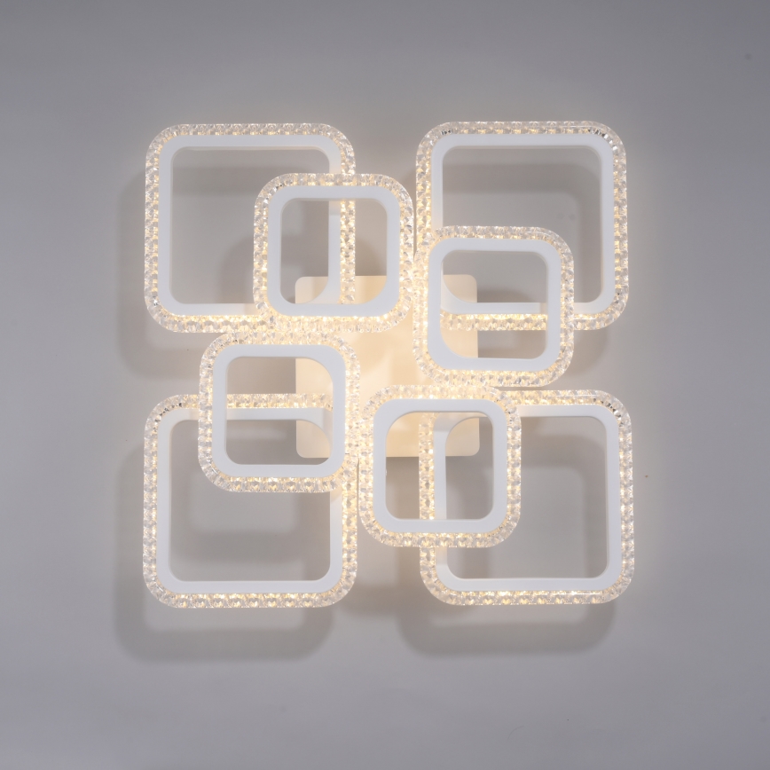 JUST LIGHT. 15269-16 - LED ceiling light CRYSTALLO LED/43,5W/230V 49x49 cm white