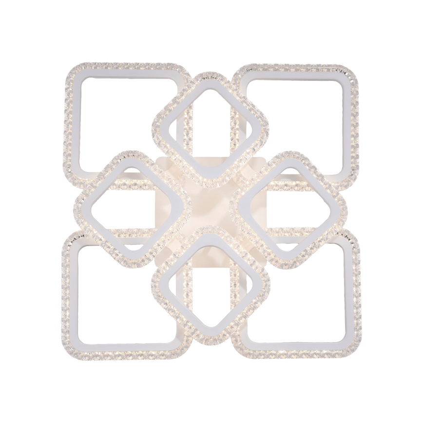 JUST LIGHT. 15269-16 - LED ceiling light CRYSTALLO LED/43,5W/230V 49x49 cm white