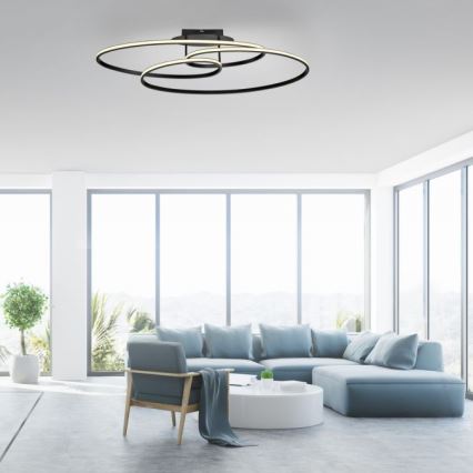 JUST LIGHT. 15321-18 - LED Ceiling light LUMACA LED/33W/230V black