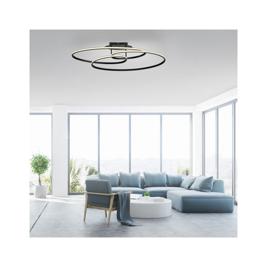 JUST LIGHT. 15321-18 - LED Ceiling light LUMACA LED/33W/230V black