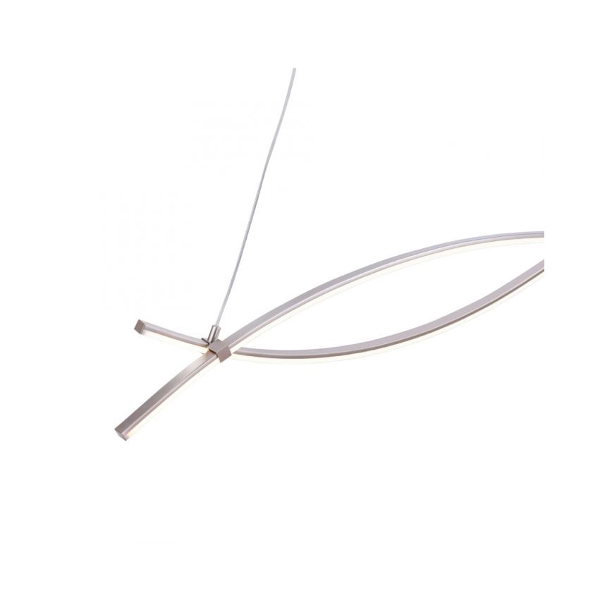 JUST LIGHT. 15382-55 - LED Chandelier on a string MAJA 2xLED/8,4W/230V matte chrome