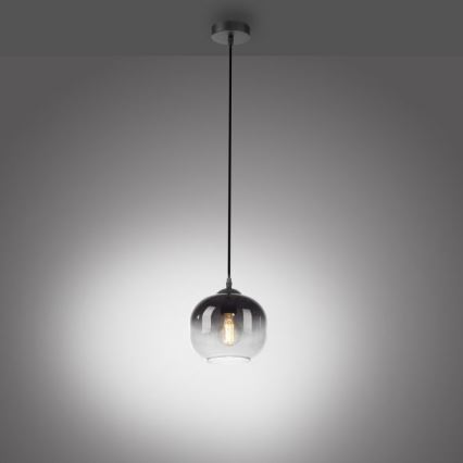 JUST LIGHT. 15420-18 - Chandelier on a string ZEA 1xE27/25W/230V black