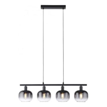 JUST LIGHT. 15421-18 - Chandelier on a string ZEA 4xE14/25W/230V black