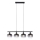 JUST LIGHT. 15421-18 - Chandelier on a string ZEA 4xE14/25W/230V black