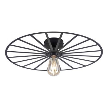 JUST LIGHT. 15636-18 - Ceiling light SPIKE 1xE27/40W/230V d. 50 cm black