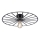 JUST LIGHT. 15636-18 - Ceiling light SPIKE 1xE27/40W/230V d. 50 cm black