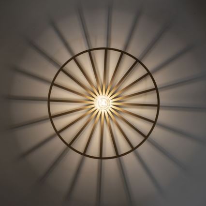 JUST LIGHT. 15636-60 - Ceiling light SPIKE 1xE27/40W/230V d. 50 cm brass