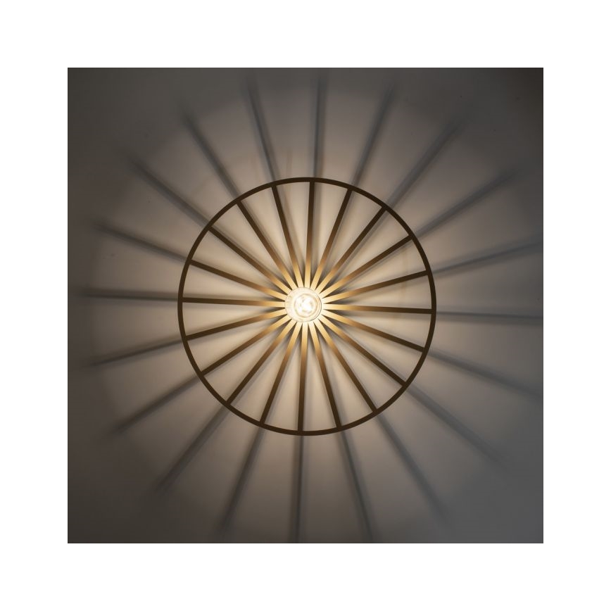 JUST LIGHT. 15636-60 - Ceiling light SPIKE 1xE27/40W/230V d. 50 cm brass