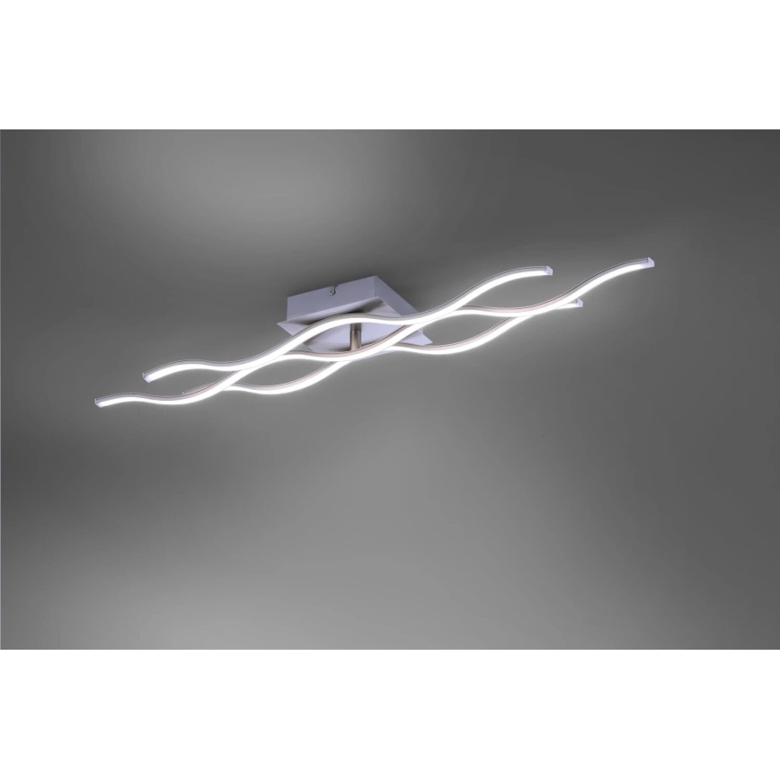 JUST LIGHT. 16266-55 - LED RGB Dimmable ceiling light LOLA WAVE LED/30W/230V 2700-5000K + remote control