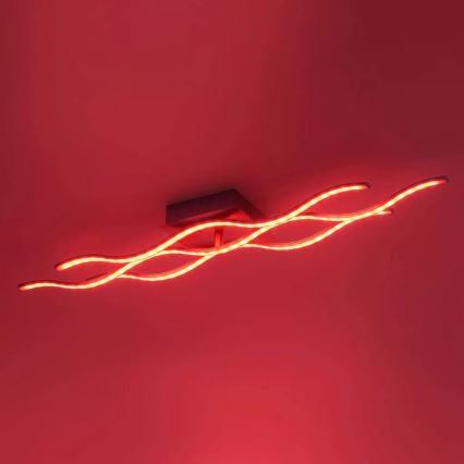 JUST LIGHT. 16266-55 - LED RGB Dimmable ceiling light LOLA WAVE LED/30W/230V 2700-5000K + remote control