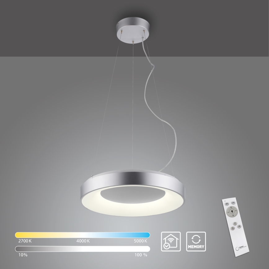 JUST LIGHT. 17075-21 - LED Dimmable chandelier on a string KETO ANIKA LED/26,5W/230V 2700-5000K + remote control