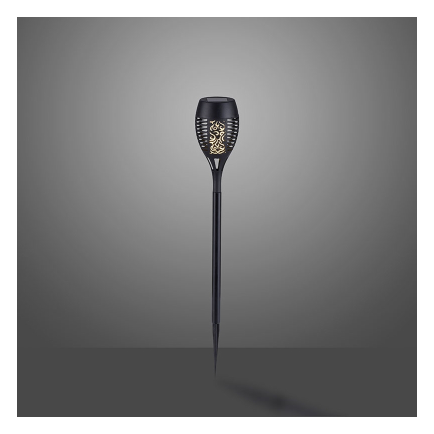 JUST LIGHT. 19106-18-3 - SET 3x LED Solar light FACKEL LED/0,24W/3,7V IP44 black