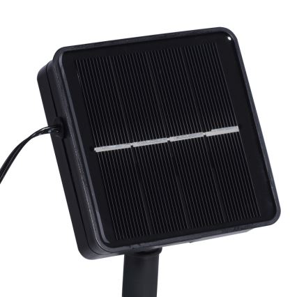 JUST LIGHT. 19971-18 - RGB LED Solar Strip TEANIA LED/3.7V 5 m 1200 mAh IP44 Black