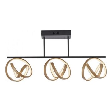 JUST LIGHT. 6245-18 - LED Dimmable surface-mounted chandelier LOOP 3xLED/11W/230V 2700-5000K + remote control