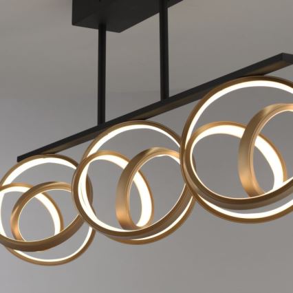 JUST LIGHT. 6245-18 - LED Dimmable surface-mounted chandelier LOOP 3xLED/11W/230V 2700-5000K + remote control