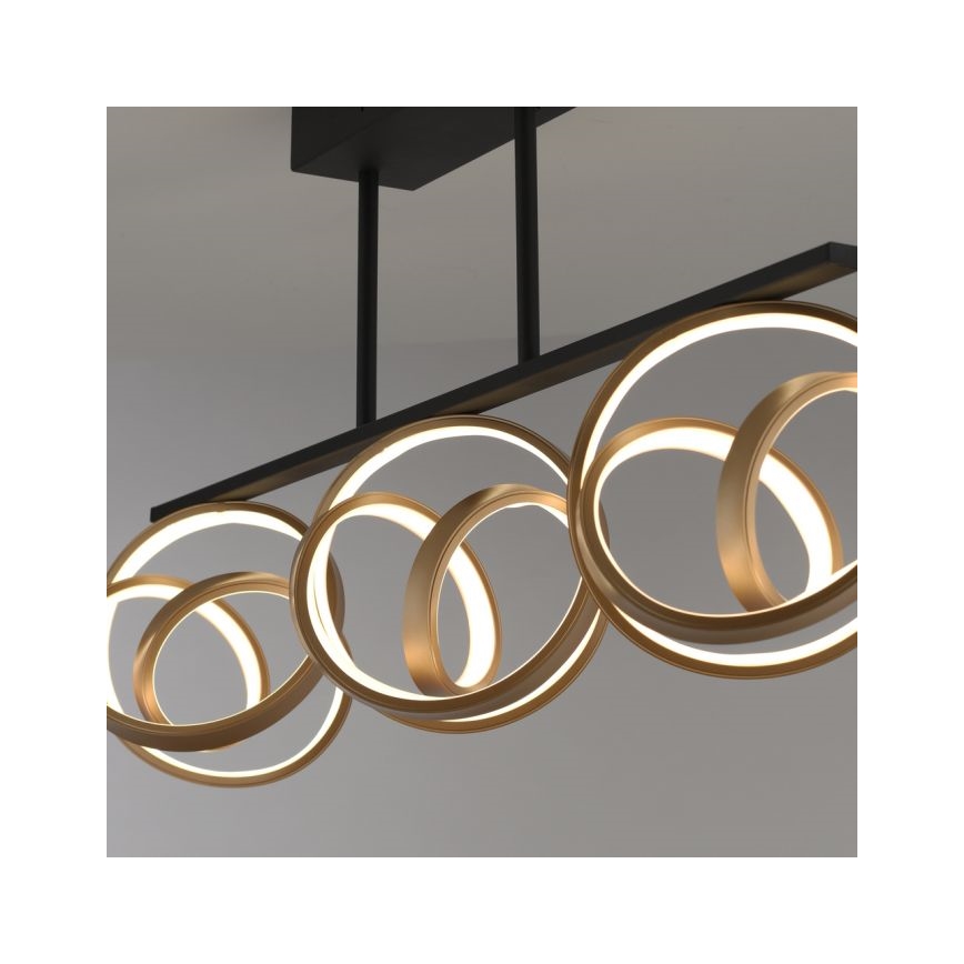 JUST LIGHT. 6245-18 - LED Dimmable surface-mounted chandelier LOOP 3xLED/11W/230V 2700-5000K + remote control