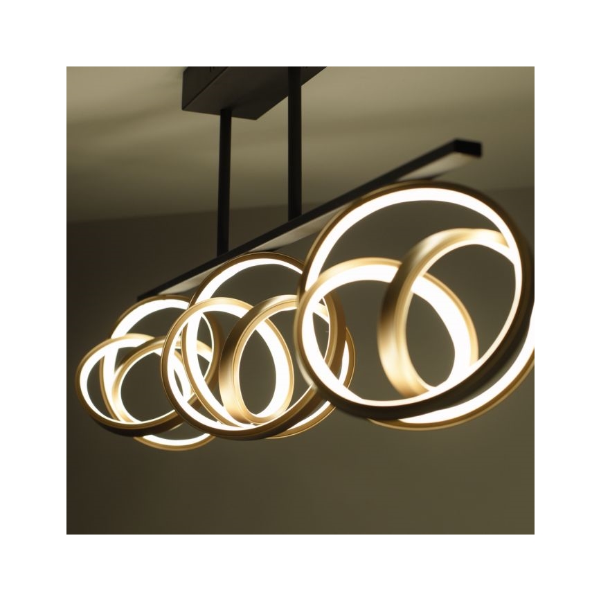 JUST LIGHT. 6245-18 - LED Dimmable surface-mounted chandelier LOOP 3xLED/11W/230V 2700-5000K + remote control