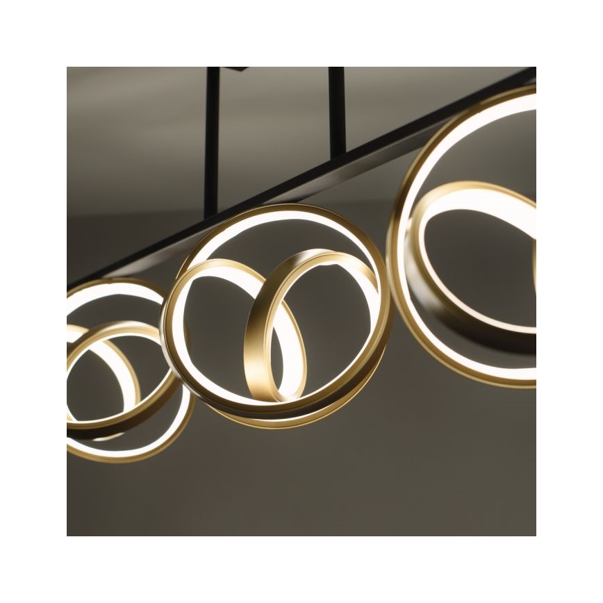 JUST LIGHT. 6245-18 - LED Dimmable surface-mounted chandelier LOOP 3xLED/11W/230V 2700-5000K + remote control