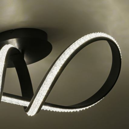 JUST LIGHT. 8475-18 - LED Dimmable surface-mounted chandelier BRILLA LED/29W/230V black