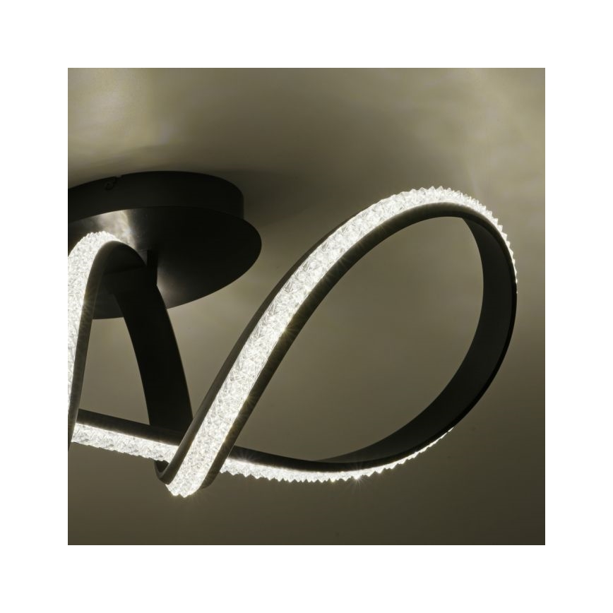 JUST LIGHT. 8475-18 - LED Dimmable surface-mounted chandelier BRILLA LED/29W/230V black