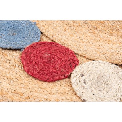 JUTA 120 cm rug multicolour/natural