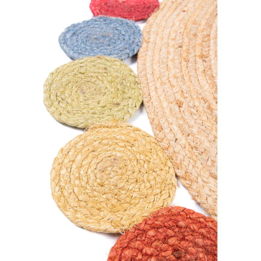 JUTA 120 cm rug multicolour/natural